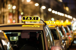 Professional driver providing reliable airport taxi transfer service
