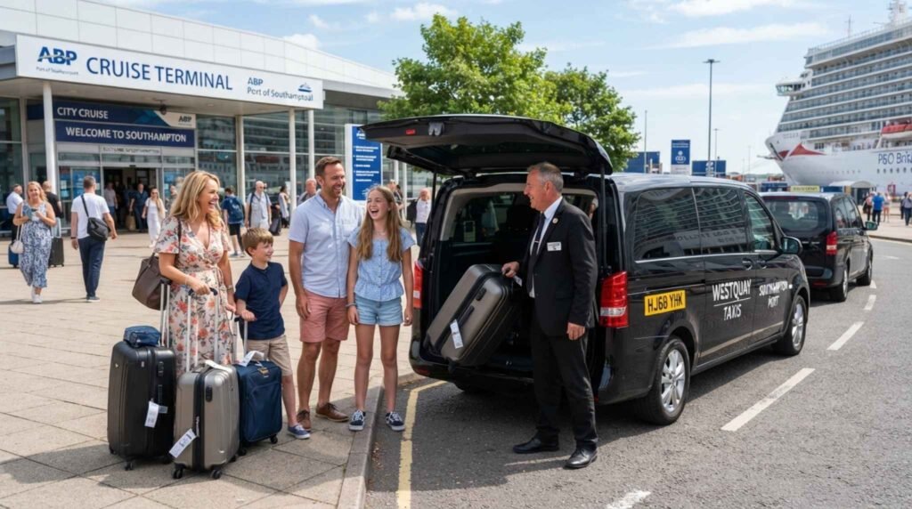 Private taxi providing cruise terminal and tourist transfers in Southampton.
